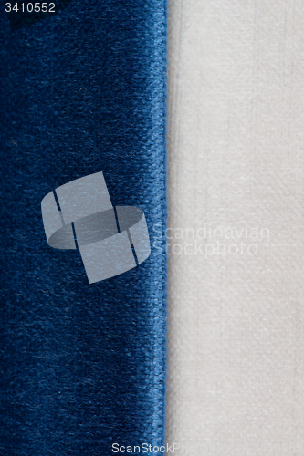 Image of Blue fabric texture