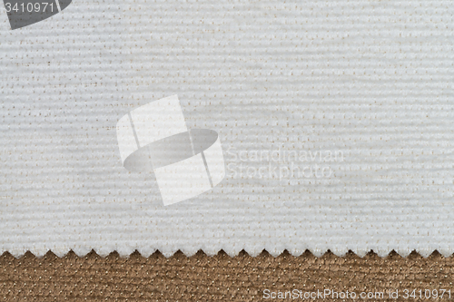 Image of White fabric texture