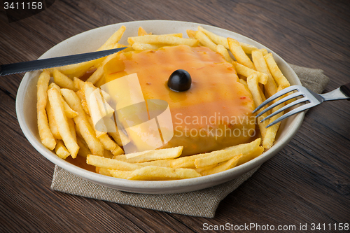 Image of Francesinha on plate