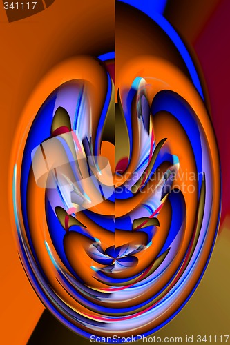 Image of Abstract 3d background