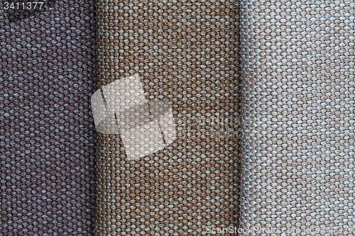 Image of Multi color fabric texture samples