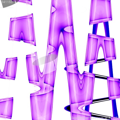 Image of Abstract 3d background