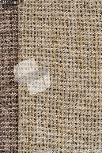 Image of Brown fabric texture