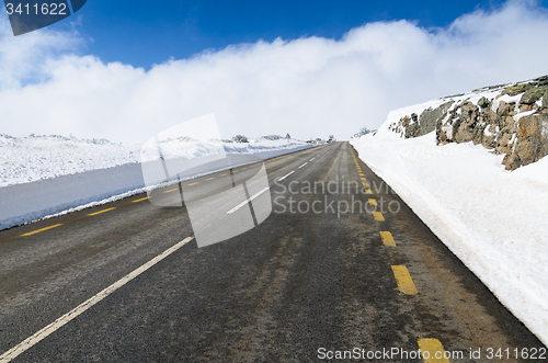 Image of Snowy Road