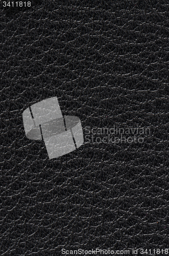 Image of Black leather texture