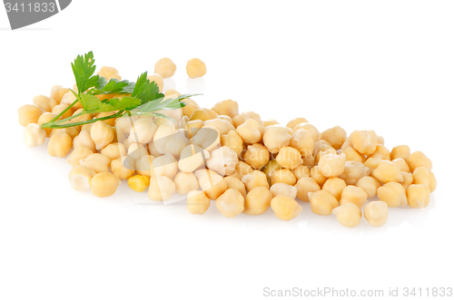 Image of Pile of chickpeas