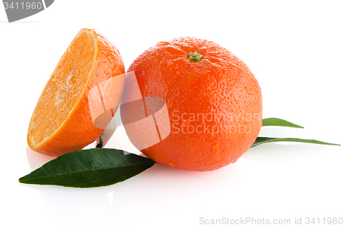 Image of Ripe tangerines or mandarin