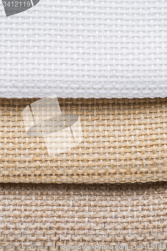 Image of Brown fabric texture