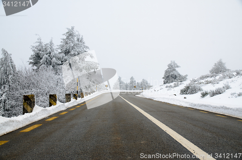 Image of Snowy Road