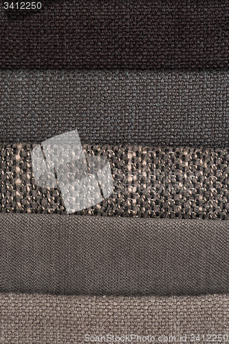 Image of Multi color fabric texture samples
