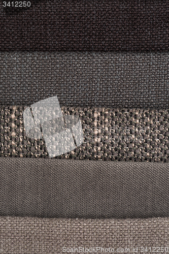 Image of Multi color fabric texture samples