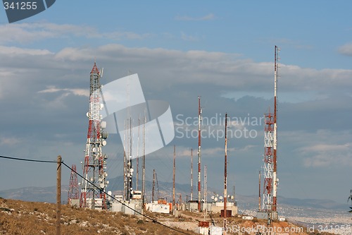Image of communication antenas
