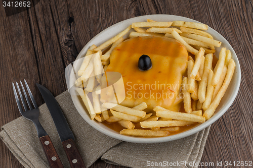 Image of Francesinha on plate