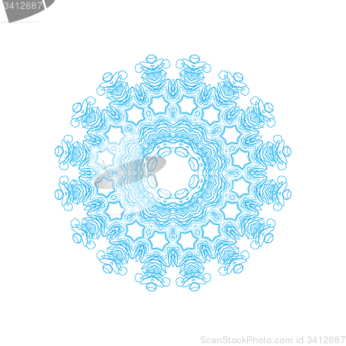 Image of Abstract blue pattern