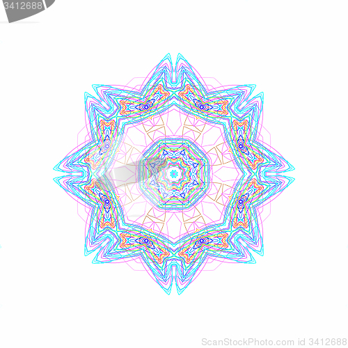 Image of Abstract color pattern shape