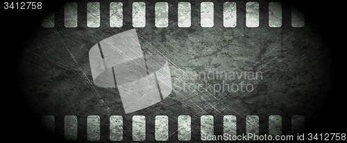 Image of Dark grunge filmstrip abstract background