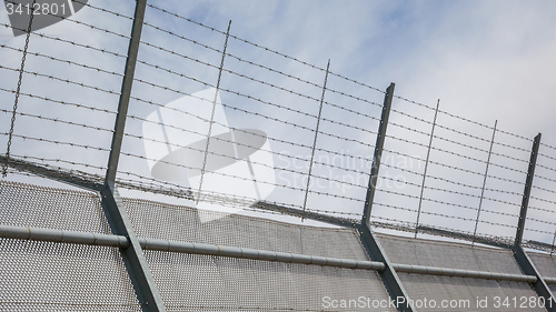 Image of Fence around restricted area