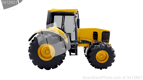 Image of Farm tractor isolated