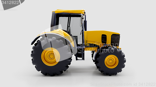 Image of Farm tractor in studio