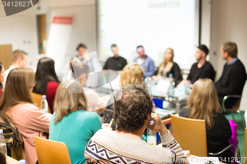 Image of Workshop at university lecture hall.