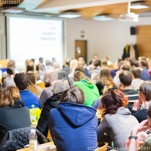 Image of Workshop at university lecture hall.