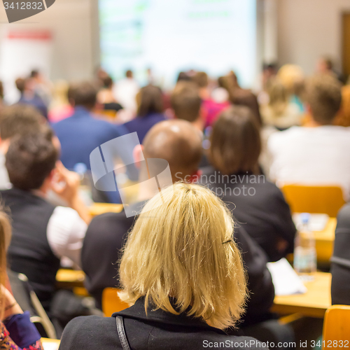 Image of Workshop at university lecture hall.