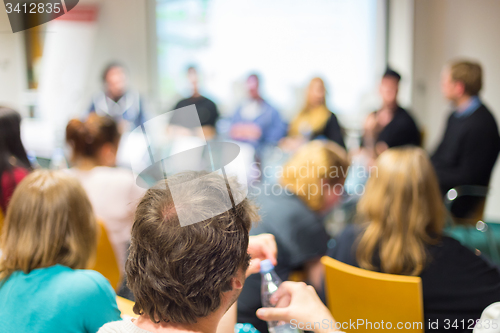 Image of Workshop at university lecture hall.