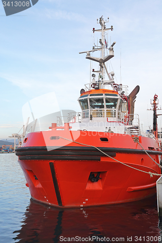 Image of Red Tugboat