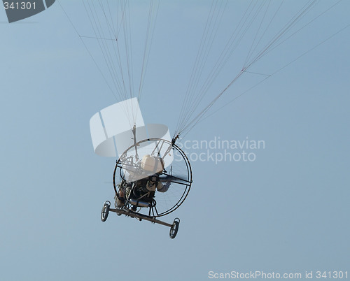 Image of Paramotor flying