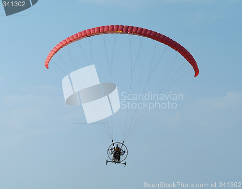 Image of Paramotor flying