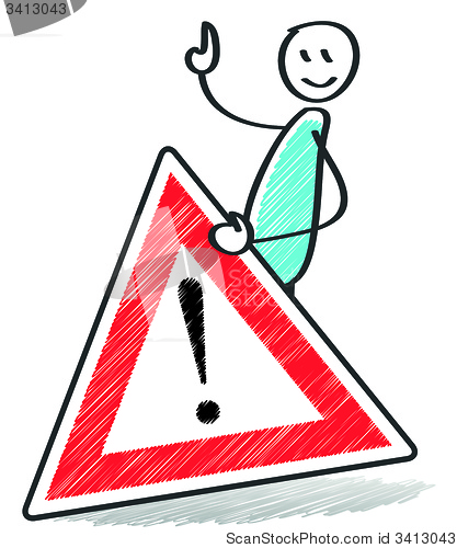 Image of warning sign