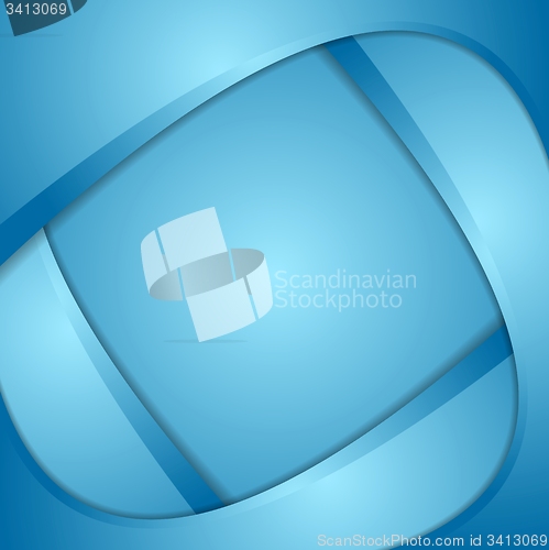 Image of Bright corporate wavy background