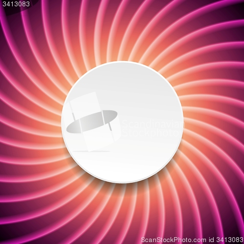 Image of Smooth purple swirl background with circle