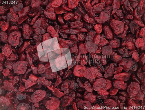 Image of Dried cranberries background