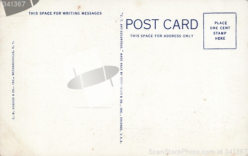 Image of Retro postcard