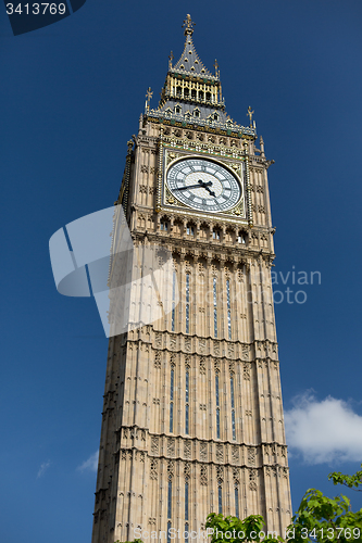 Image of Big Ben great clock tower in London