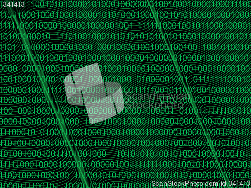 Image of green matrix