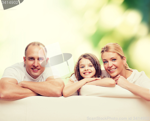 Image of happy family at home