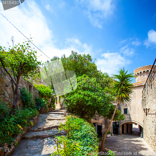 Image of Tossa de Mar, Catalonia, Spain, 23.06.2013, the territory of a m