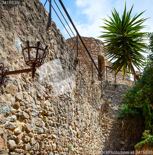 Image of Tossa de Mar, Catalonia, Spain, 23/06/2013, the territory of a m