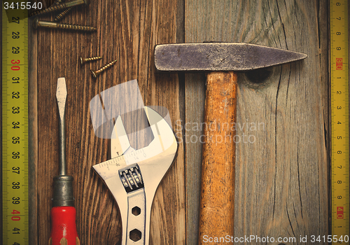 Image of vintage locksmith tools