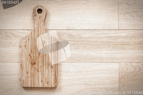 Image of old wooden cutting board