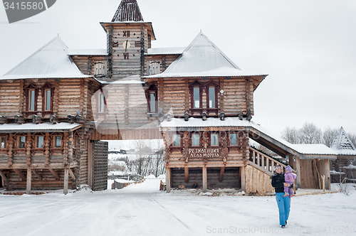 Image of Wooden hotel of abalak tourist complex