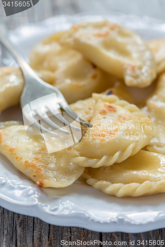 Image of Fried dumplings.