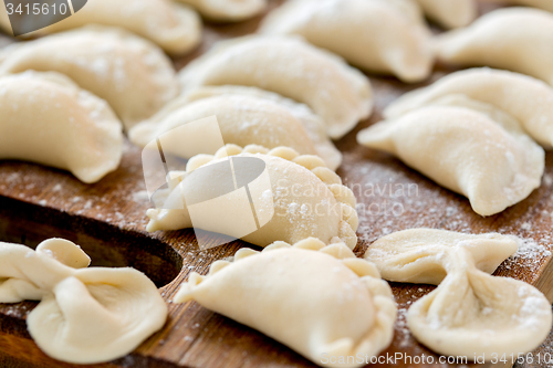 Image of Dumplings with cottage cheese.