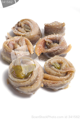 Image of rolled anchovies