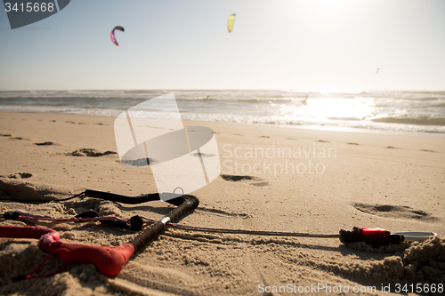 Image of Kite on the sand