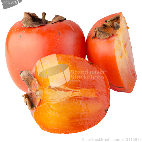 Image of Ripe persimmons