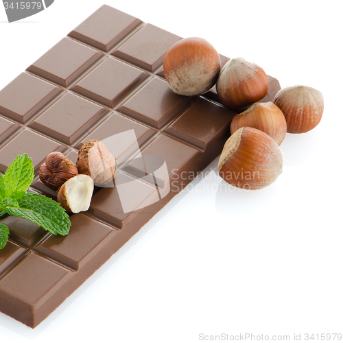 Image of Chocolate Bar with hazelnuts