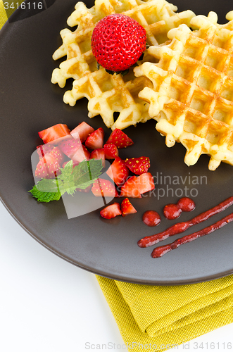 Image of Belgium waffles